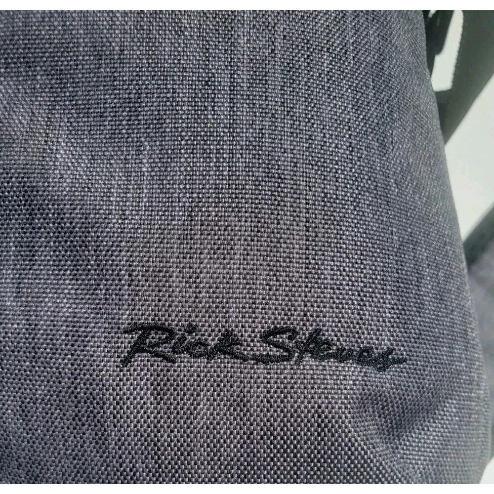 Rick Steves Europe Copenhagen Crossbody Bag Gray Travel Shoulder Messenger Carry